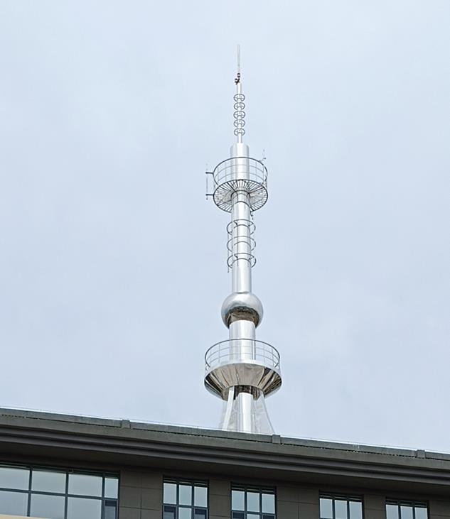 公安局楼顶景观塔案例